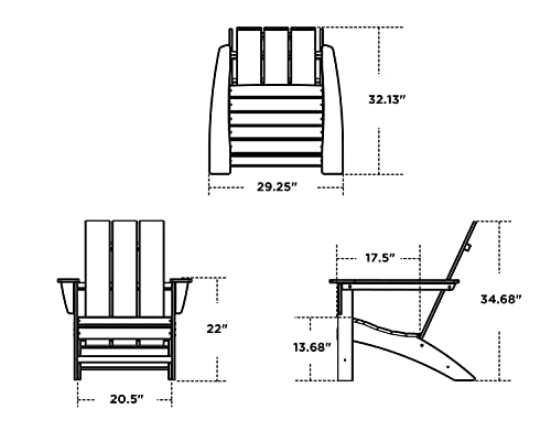 Green Stackable Adirondack Chair - From Where - 
