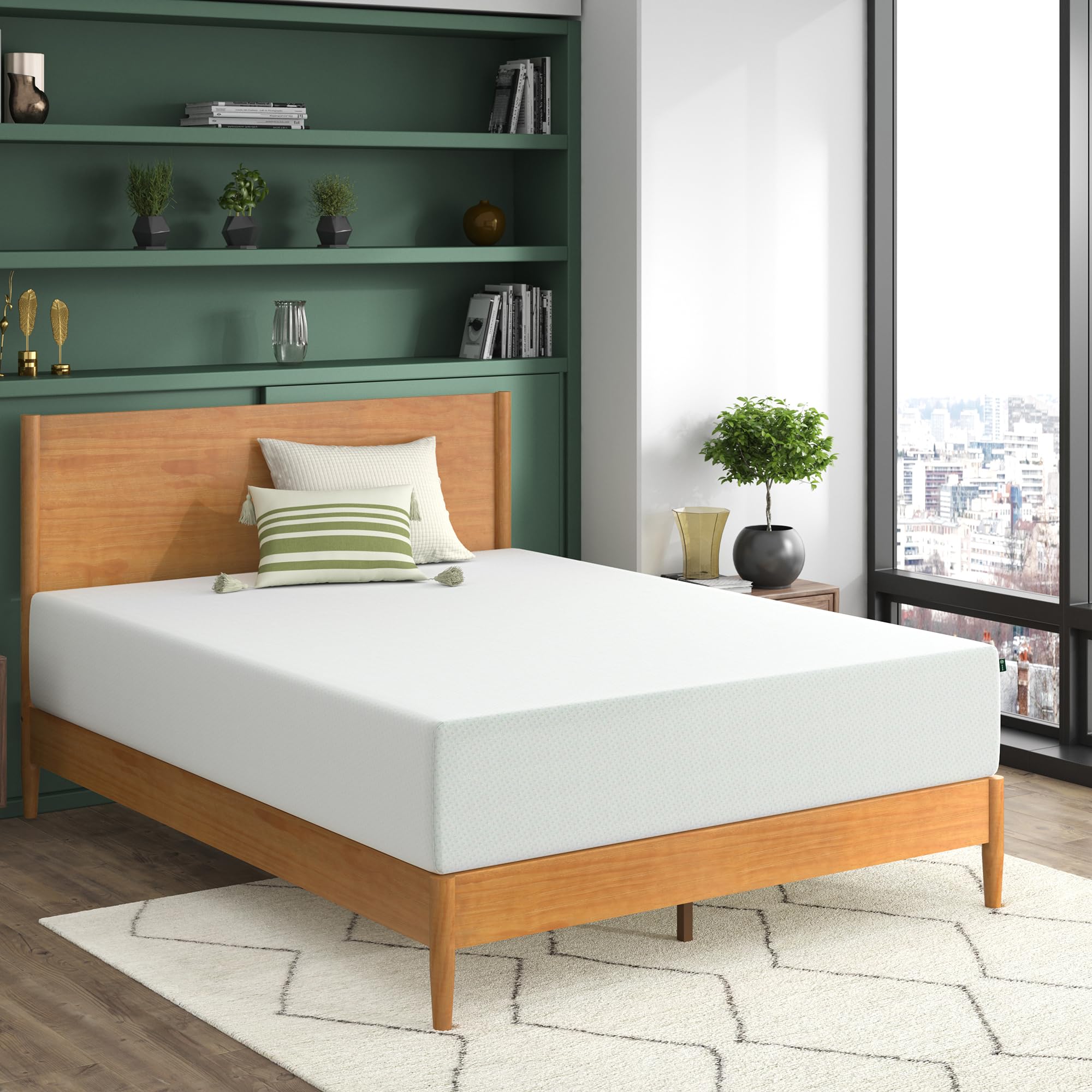 Green Tea Memory Foam Mattress - From Where - 