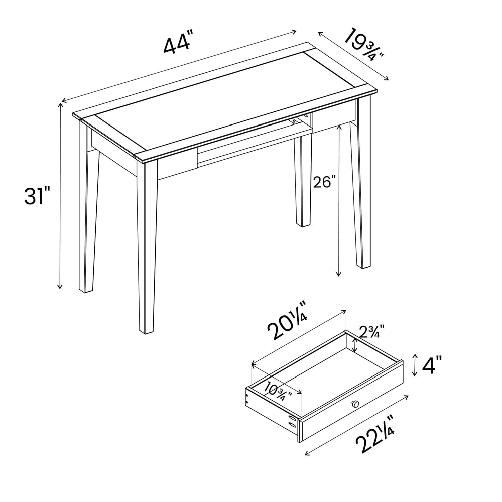Greenport Desk Dressing Table - From Where - 
