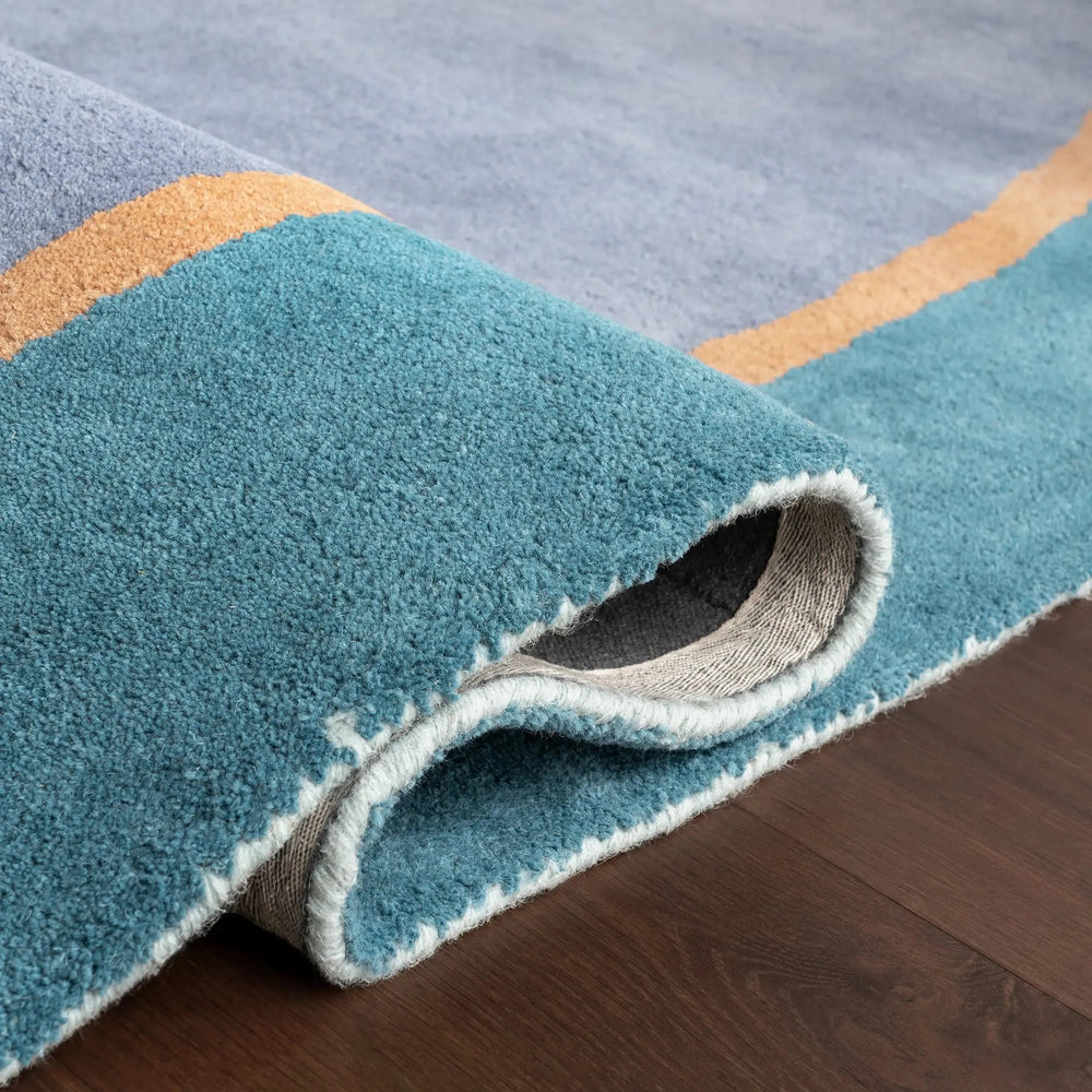 Greenwich Abstract Wool Rug - From Where Finds - 