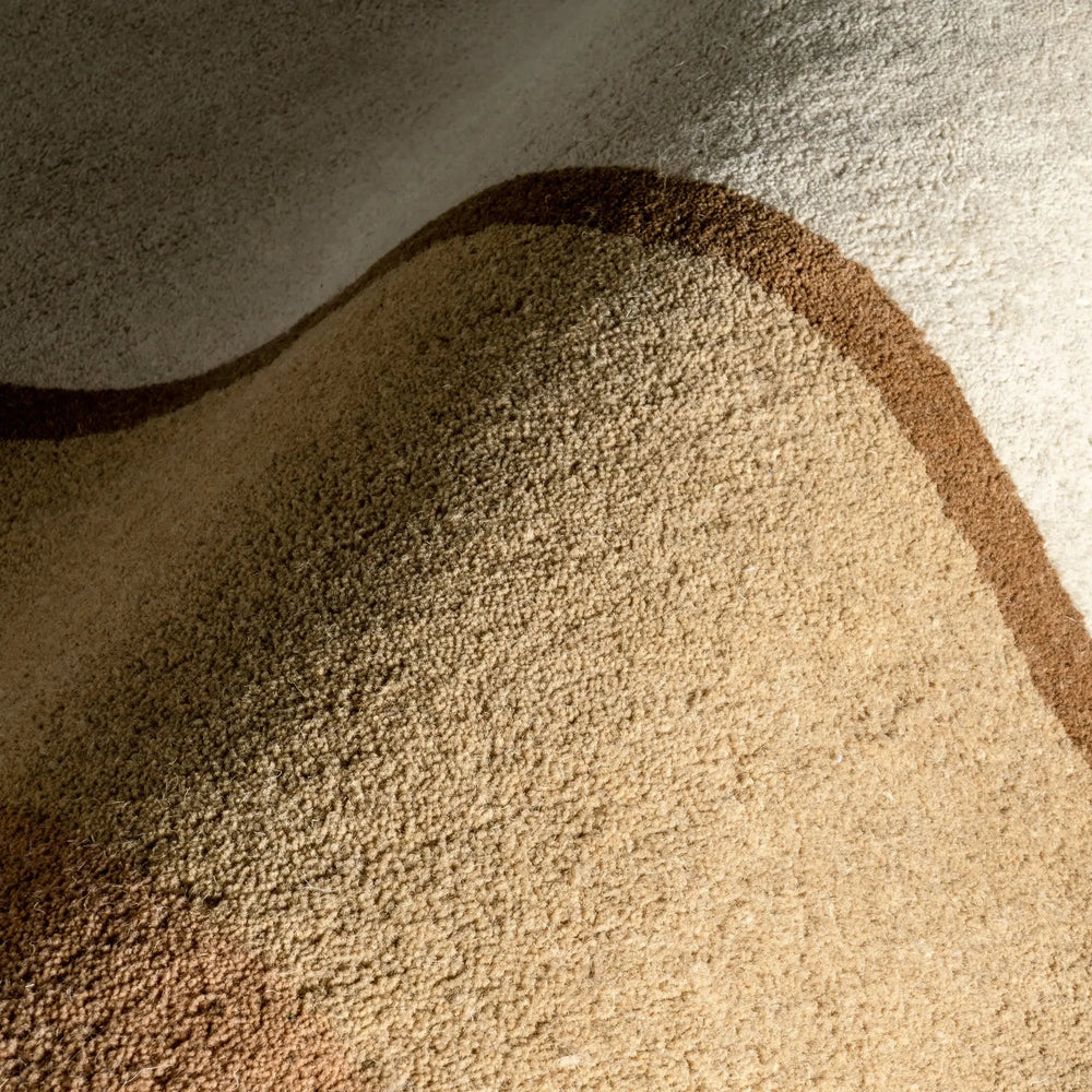 Greenwich Abstract Wool Rug - From Where Finds - 