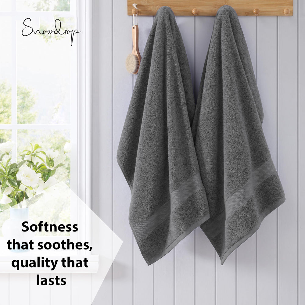 Grey Bath Towels (Set of 10) - From Where - 