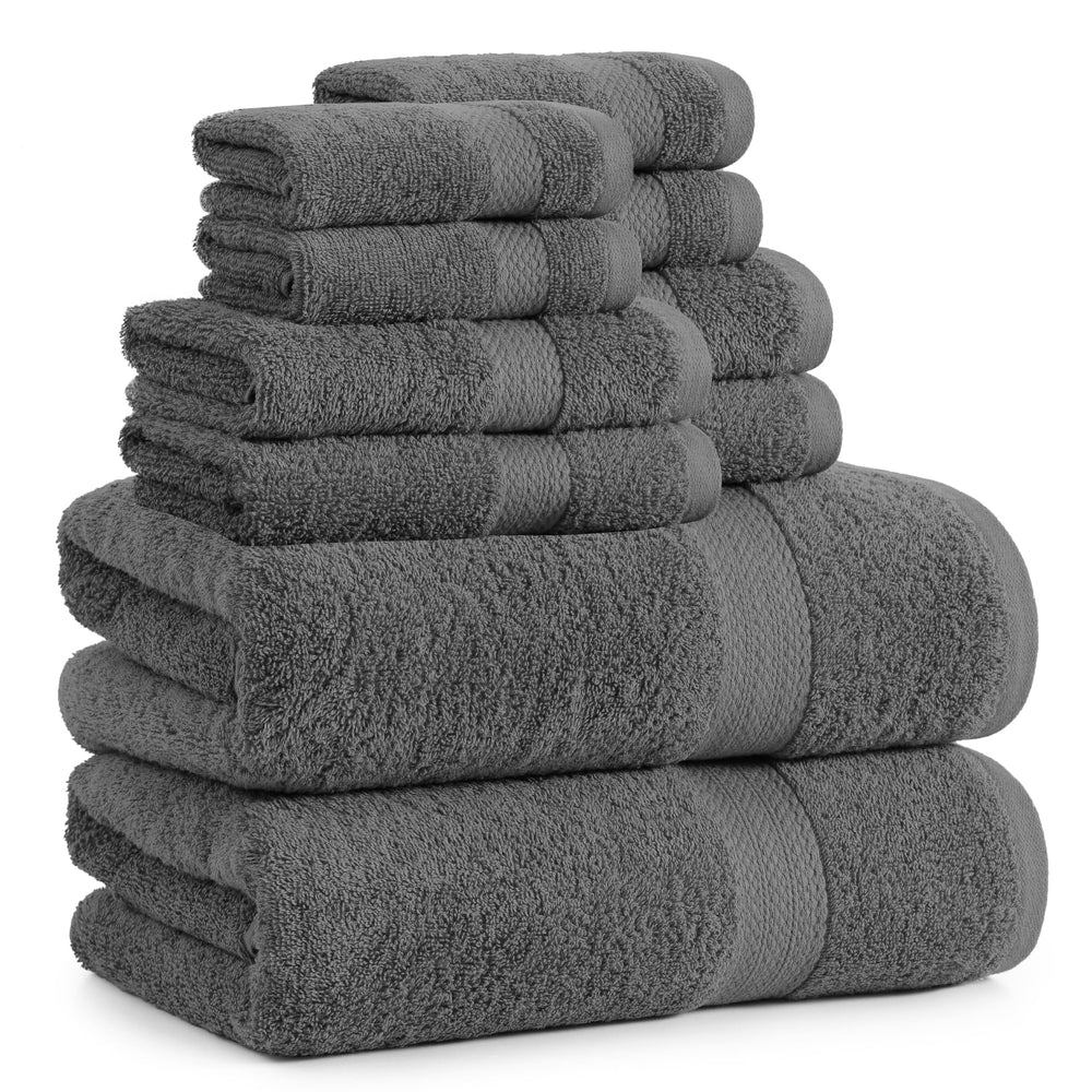 Grey Bath Towels (Set of 10) - From Where - 
