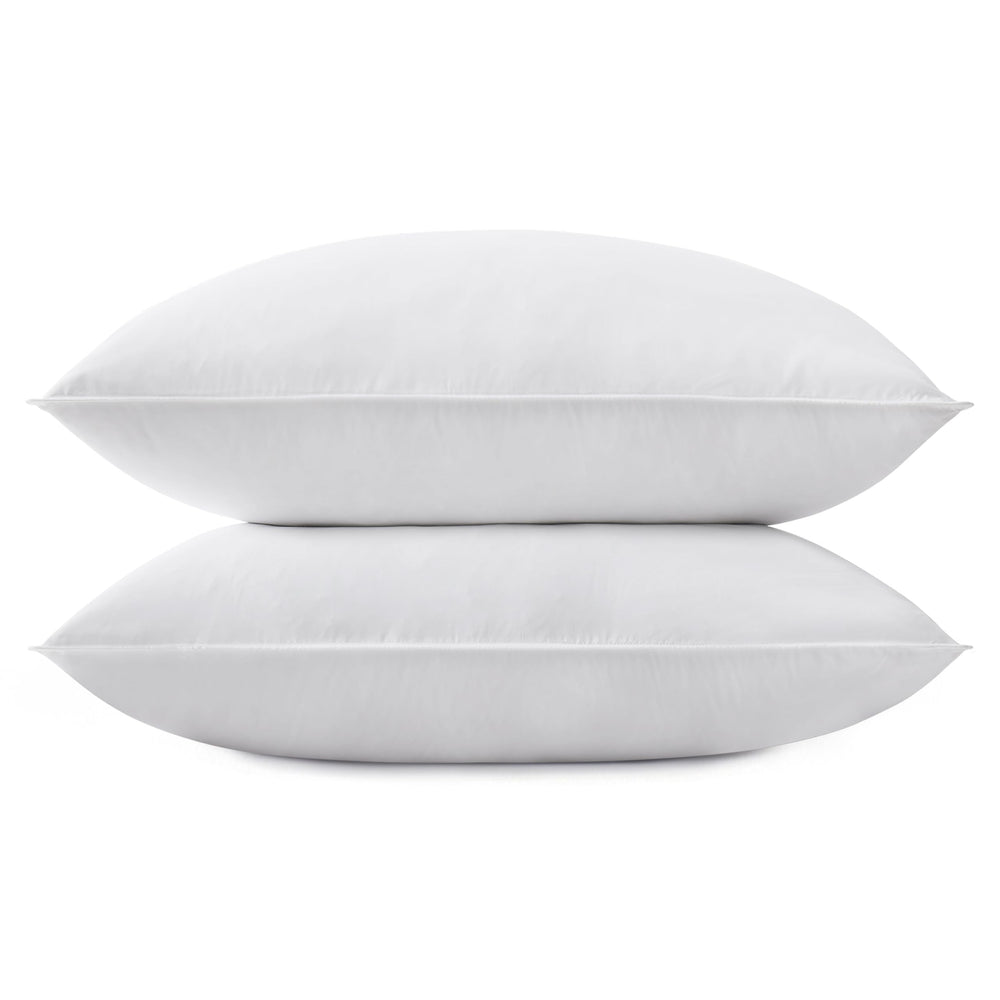 Grey Goose Feather Down Pillows (Set of 2) - From Where - 