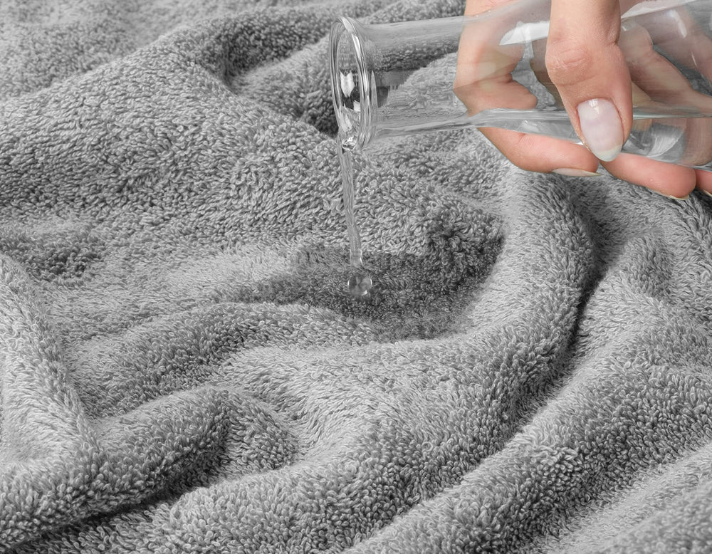 Grey Linen 3 Piece Towel Set - From Where - 