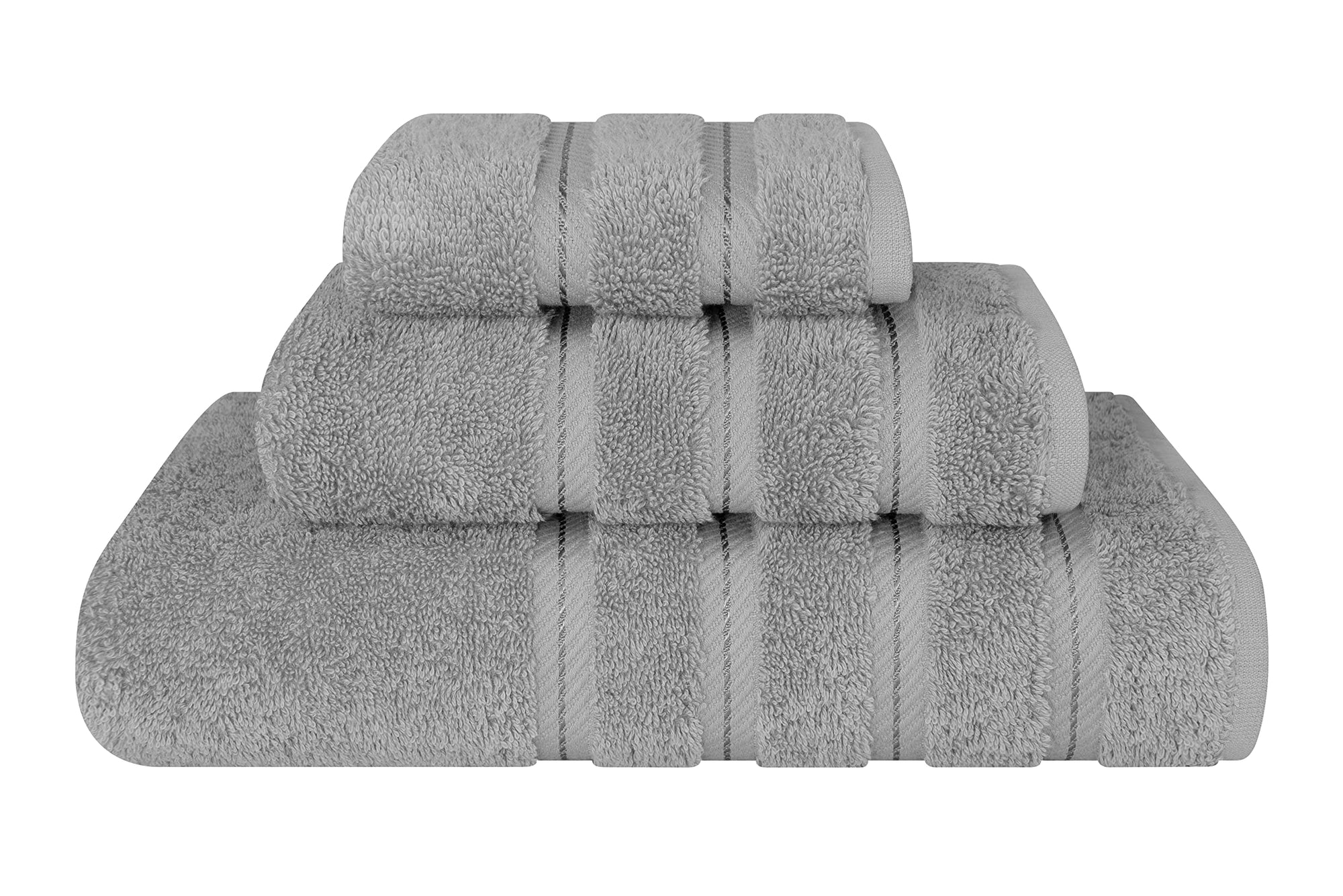Grey Linen 3 Piece Towel Set - From Where - 