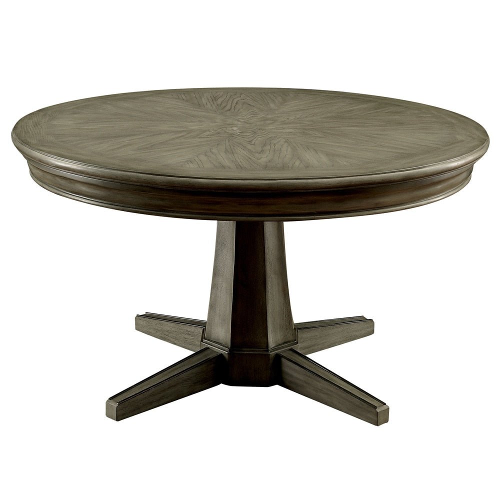 Grey Solid Wood Game Table - From Where - 