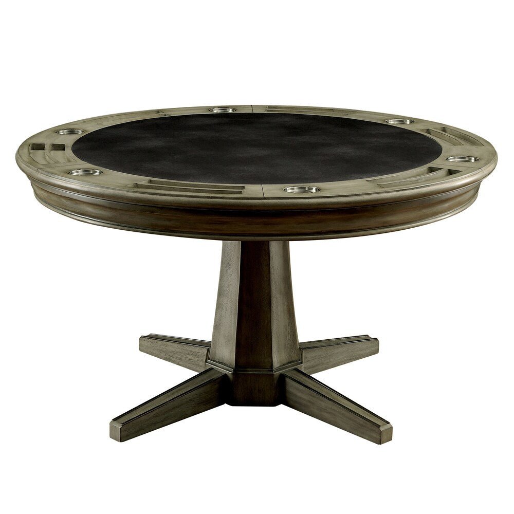 Grey Solid Wood Game Table - From Where - 