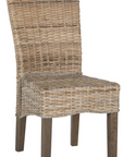 Ozias Wicker Dining Chair (Set of 2)