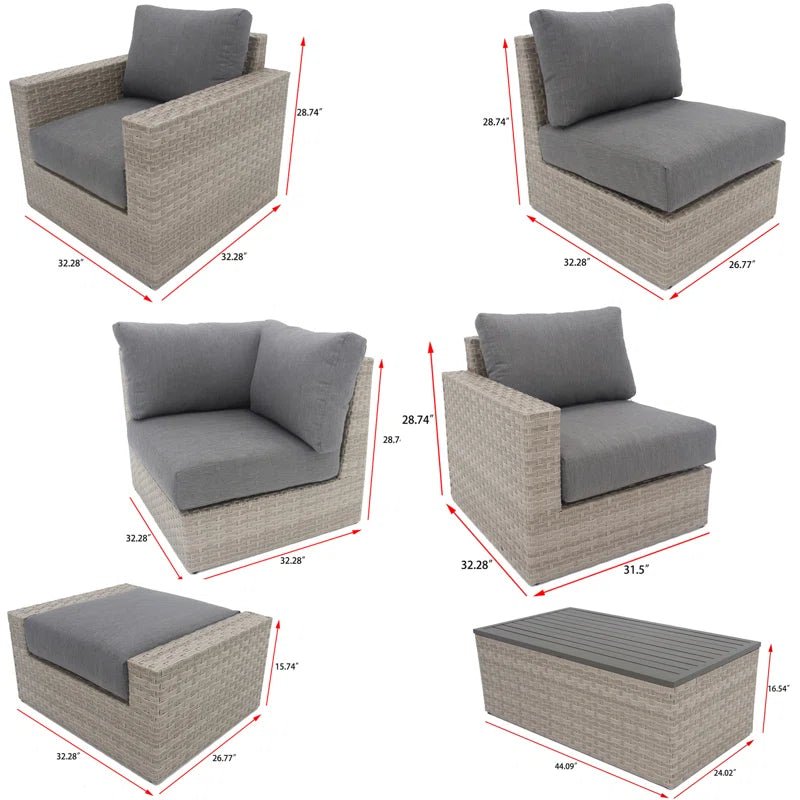 Grochow 9 - Piece Deep Seating Set - From Where - 