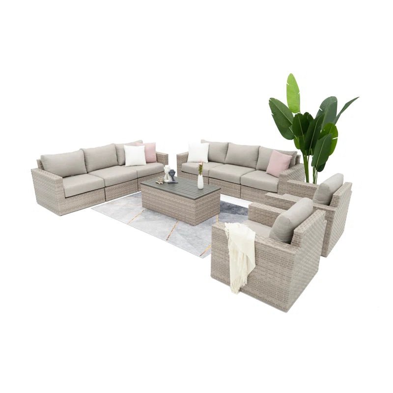 Grochow 9 - Piece Deep Seating Set - From Where - 