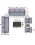 Grochow 9 - Piece Deep Seating Set - From Where - 