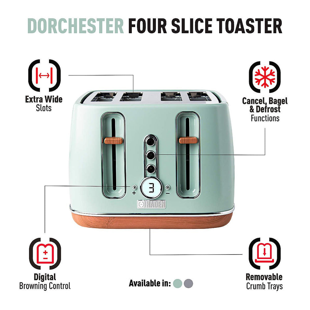 HADEN Dorchester 4 - Slice Toaster - From Where - 