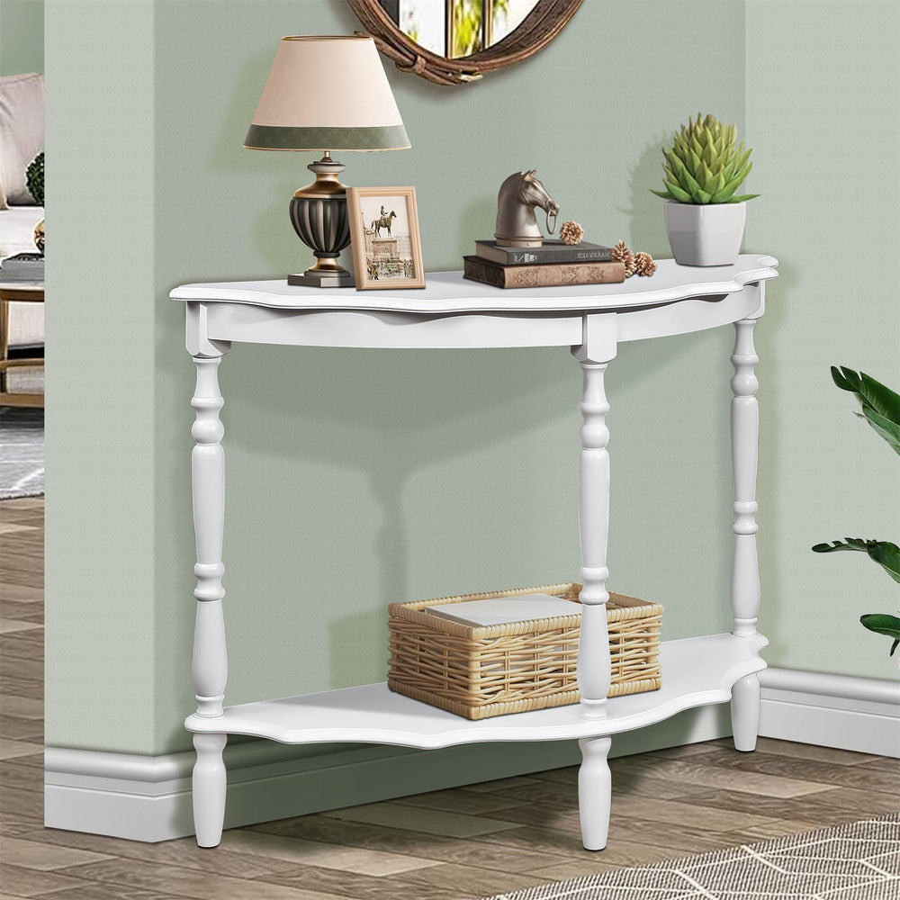 Half Moon Console Table - From Where Finds - 
