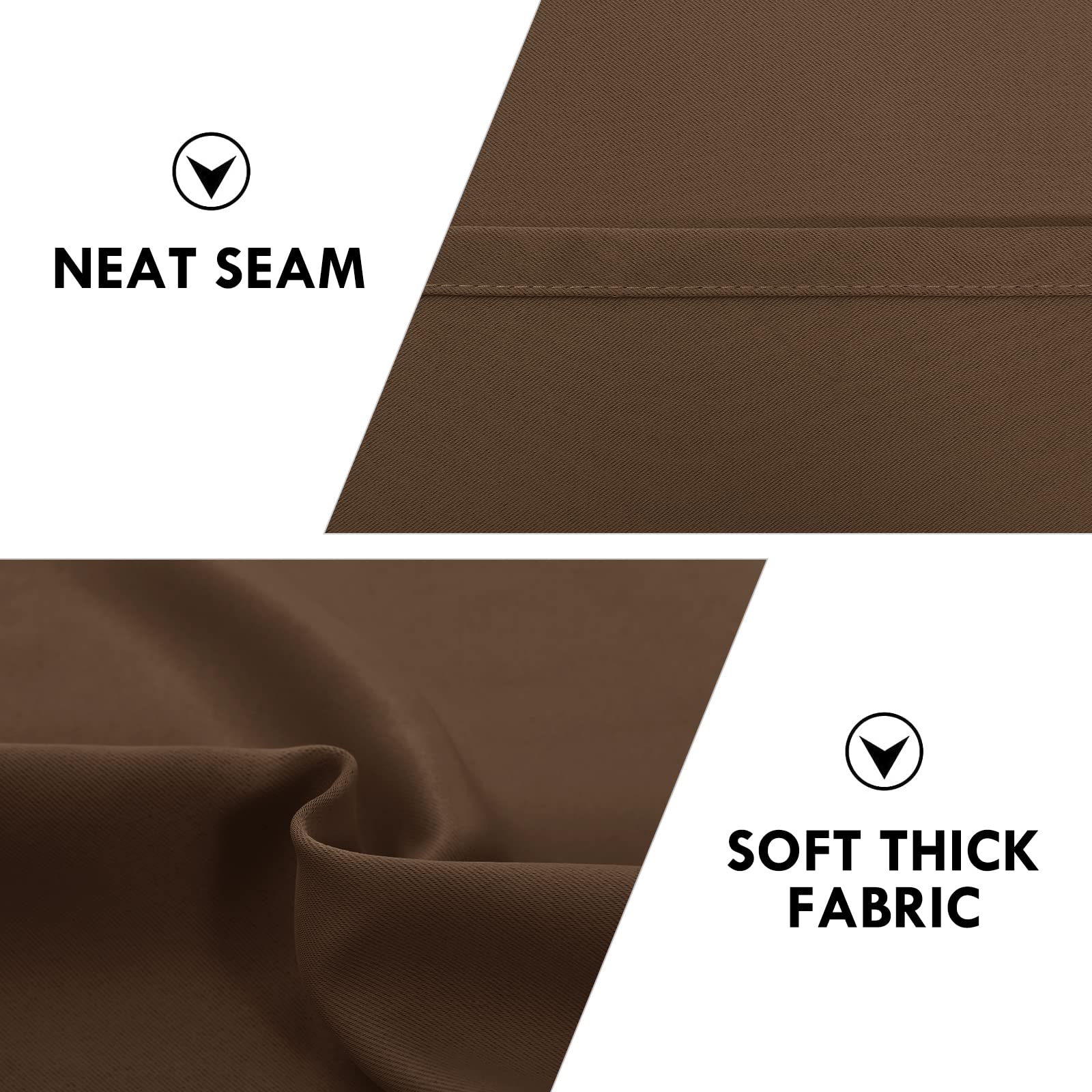 Half Window Blackout Curtains - From Where - 