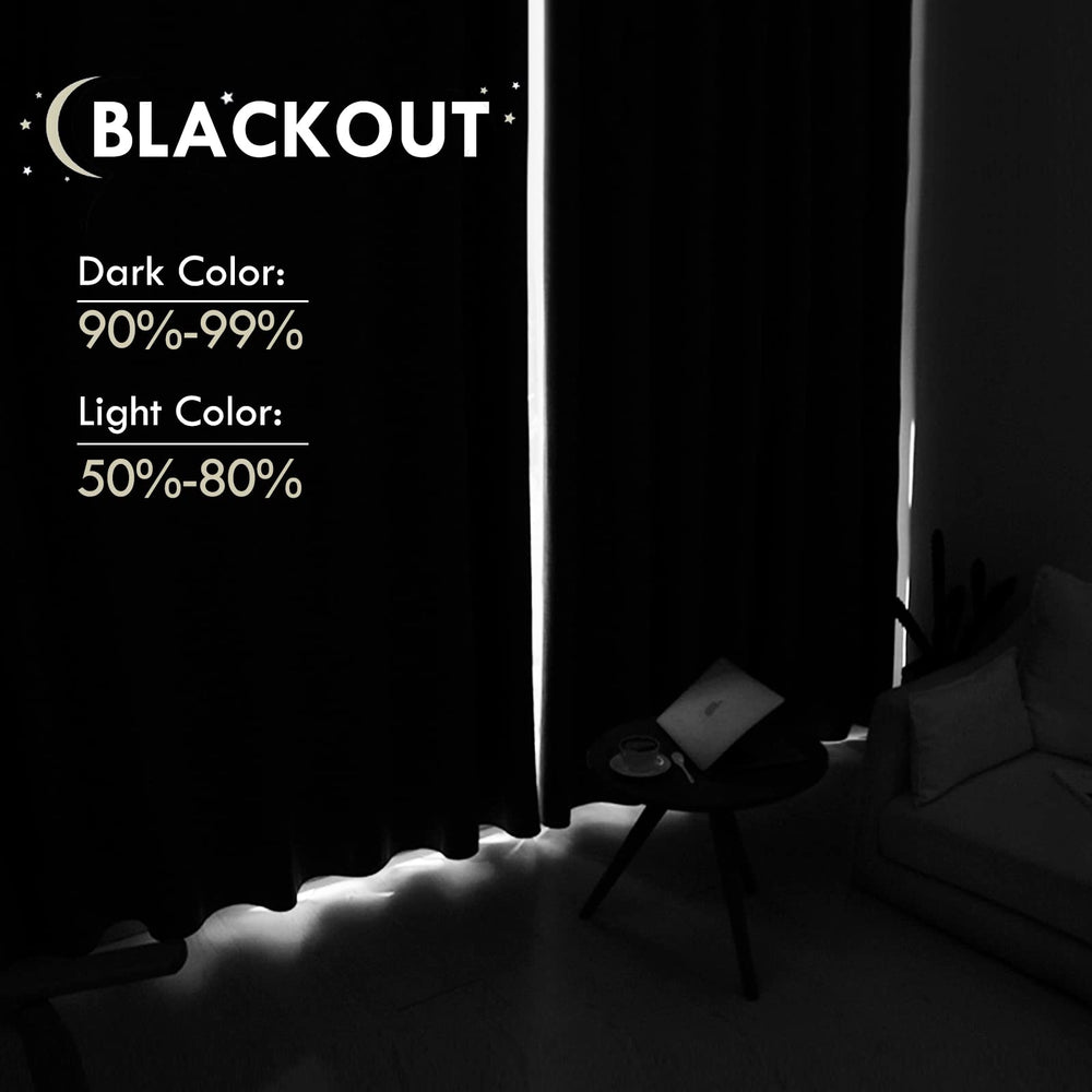 Half Window Blackout Curtains - From Where - 