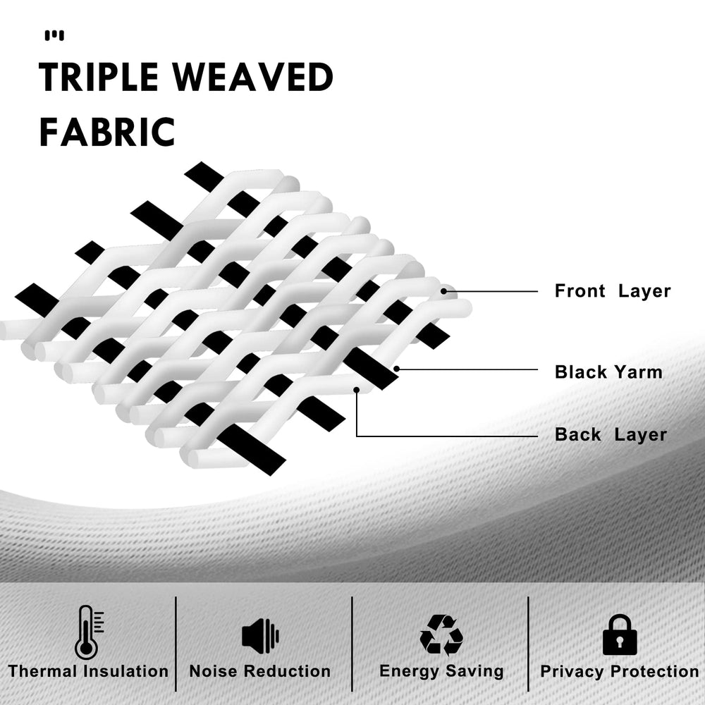 Half Window Blackout Curtains - From Where - 