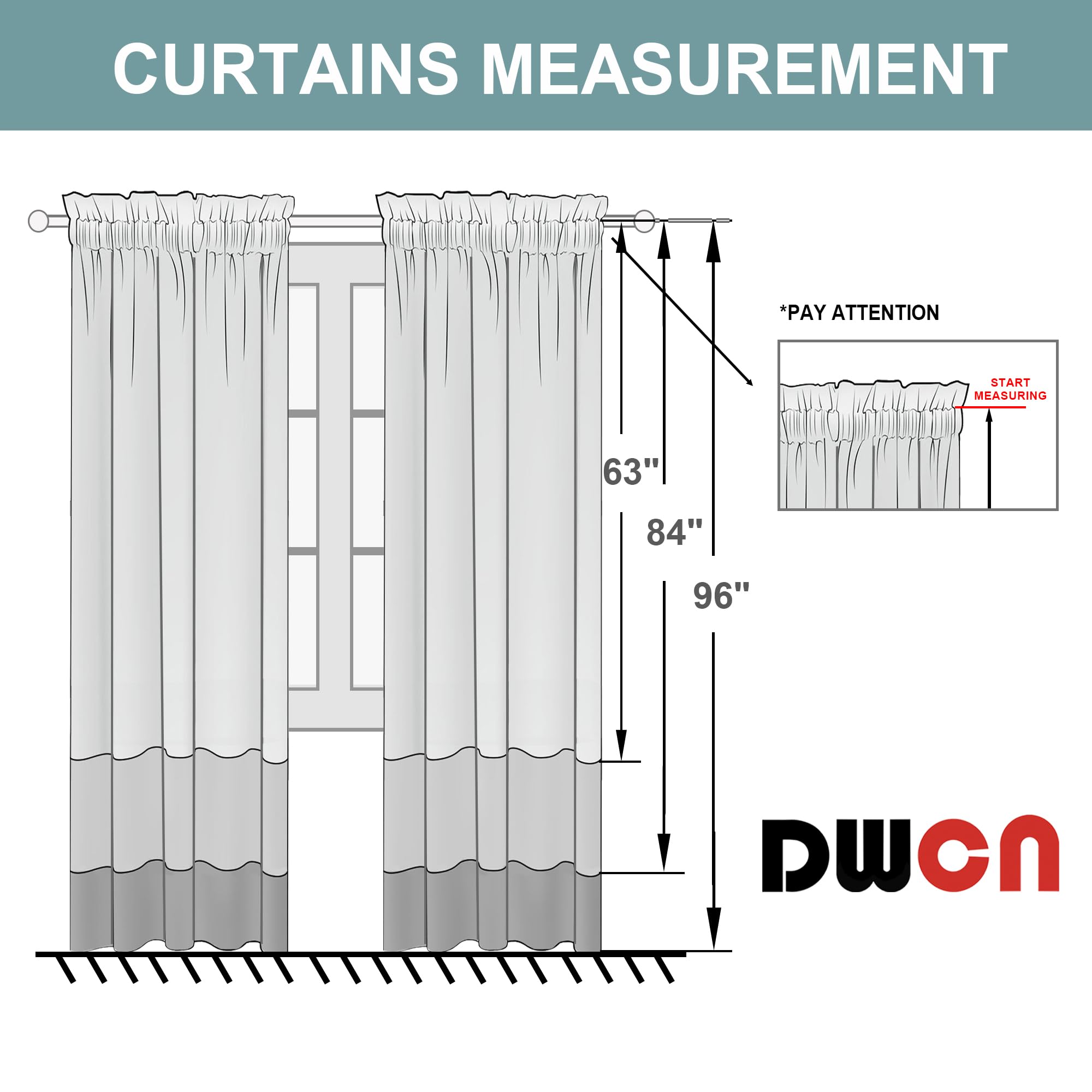 Half Window Blackout Curtains - From Where - 