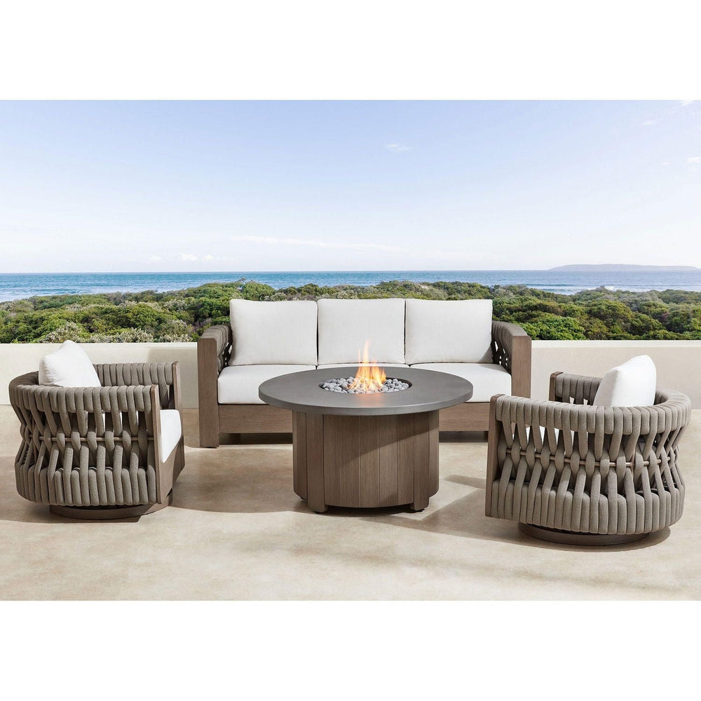 Halifax 4 - Piece Deep Seating Set with Fire Pit - From Where - 