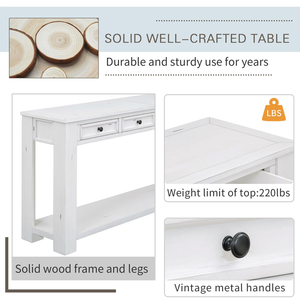Hallway Sofa Table with Storage - From Where - 