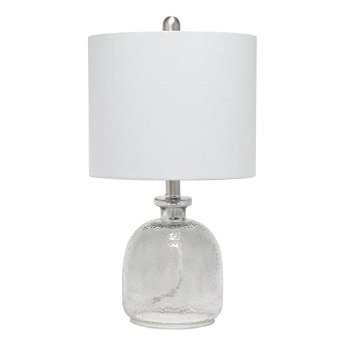 Hammered Glass Jar Table Lamp - From Where - 