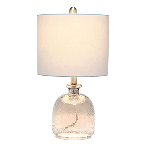 Hammered Glass Jar Table Lamp - From Where - 