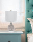 Hammered Glass Jar Table Lamp - From Where - 