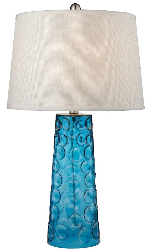 Hammered Glass Table Lamp - From Where - 