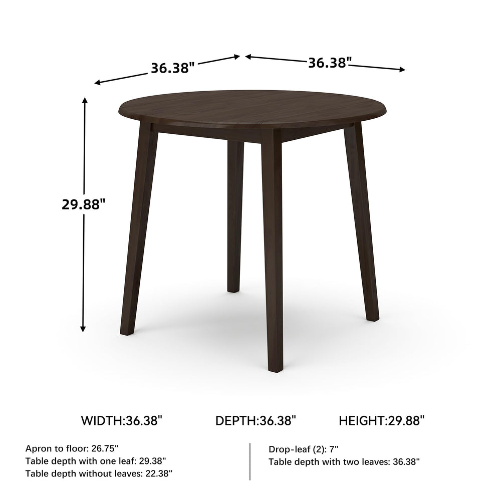 Hammis Drop Leaf Dining Table - From Where - 