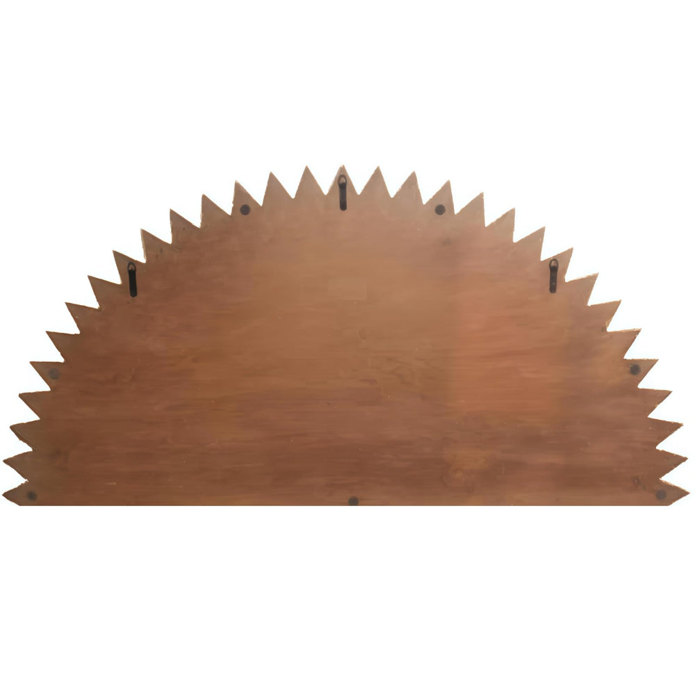 Hand - Carved Gold Sun Headboard King Size - From Where - 