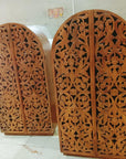 Hand Carved Wood Storage Cabinet - From Where - 