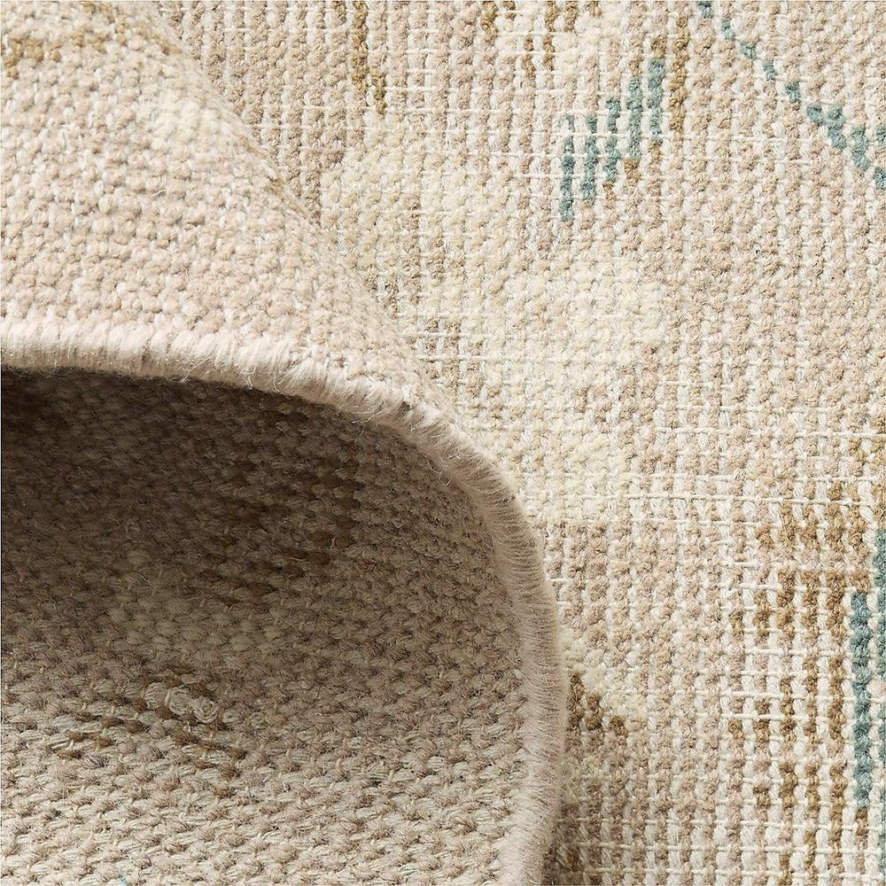 Hand-Knotted Floral Wool Area Rug - From Where Finds -