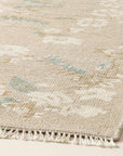 Hand-Knotted Floral Wool Area Rug - From Where Finds -