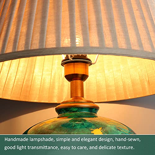 Hand - Painted Ceramic Table Lamp - From Where - 