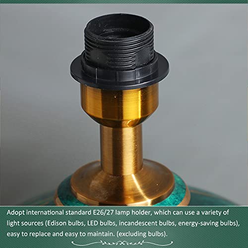 Hand - Painted Ceramic Table Lamp - From Where - 