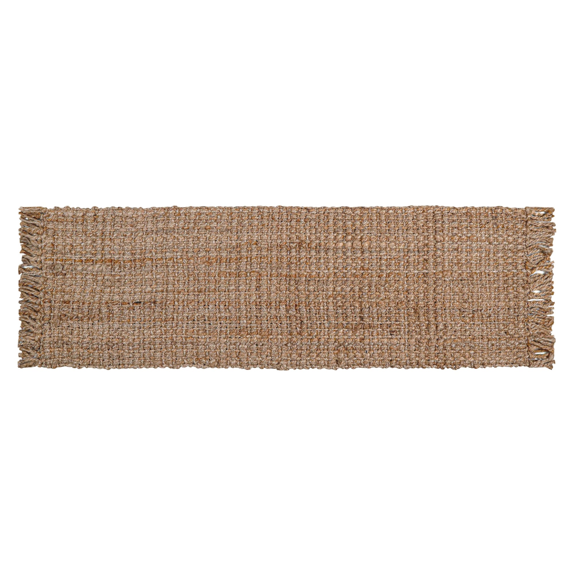 Hand Woven Jute Runner Rug - From Where - 
