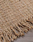 Hand Woven Jute Runner Rug - From Where - 