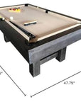 Handcrafted 7′ Pool Table - From Where - 