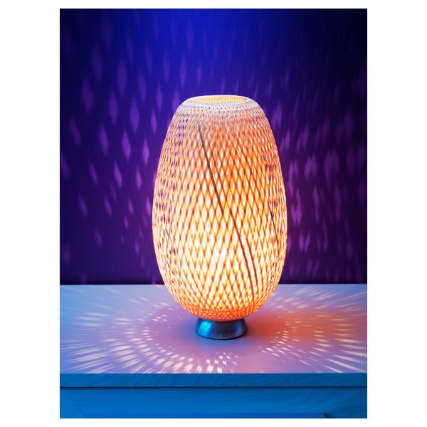 Handmade Bamboo Shade Table Lamp - From Where - 