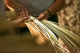 Handmade Bamboo Shade Table Lamp - From Where - 