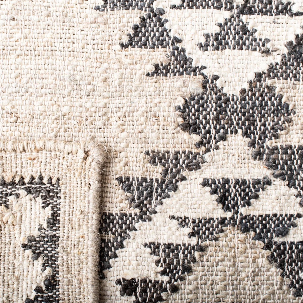 Handmade Flatweave Jute Area Rug - From Where - 