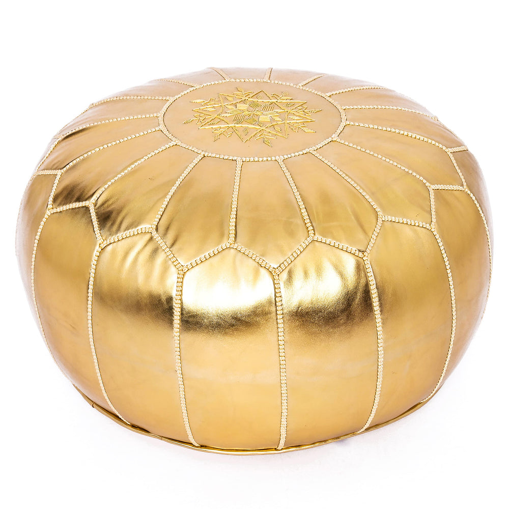 Handmade Round Pouf Unstuffed - From Where - 