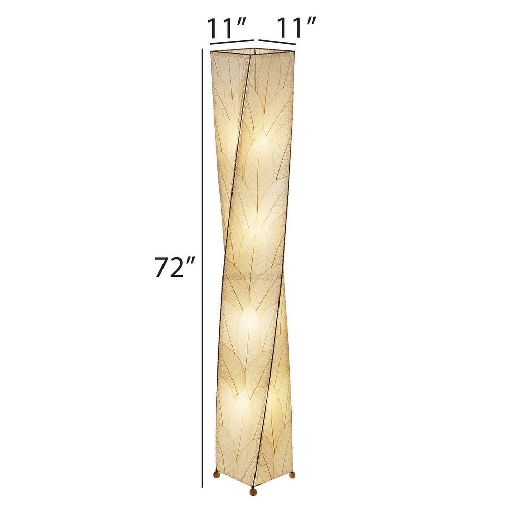 Handmade Twist Giant Floor Lamp - From Where - 
