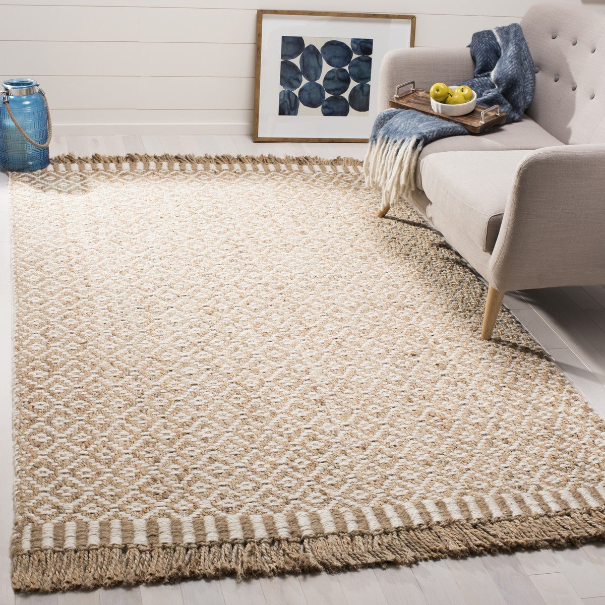 Handwoven Natural Fiber Rug - From Where - 