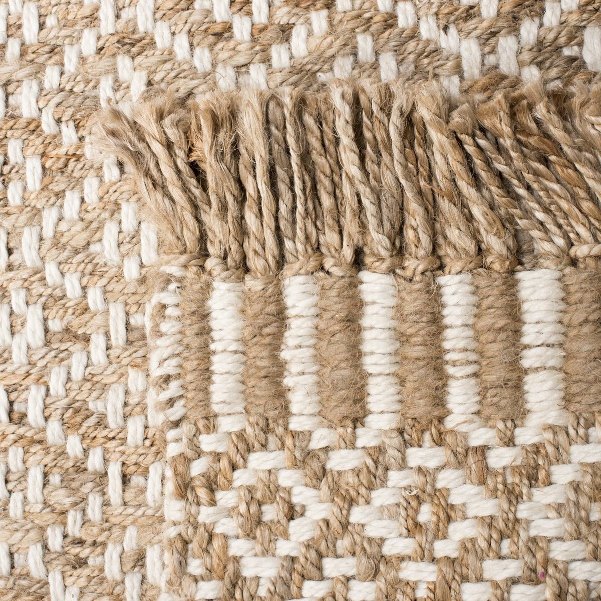 Handwoven Natural Fiber Rug - From Where - 