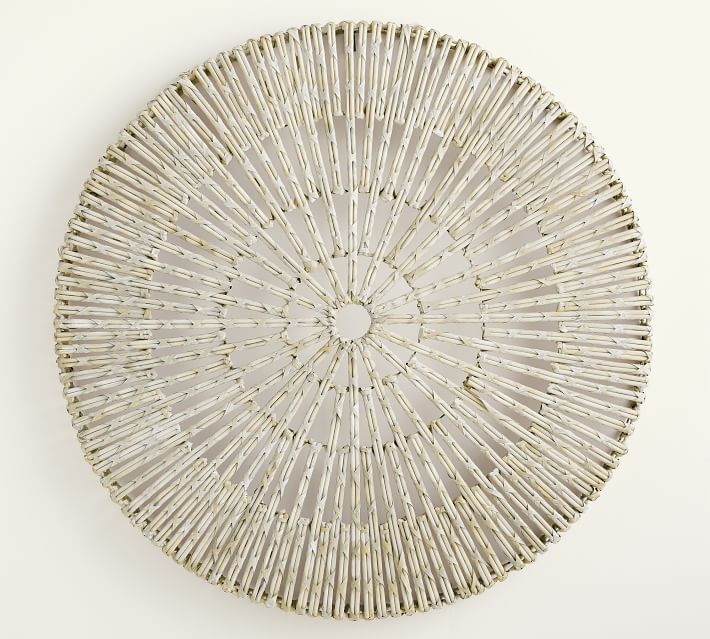 Handwoven Willow Wheel Wall Art - From Where - 