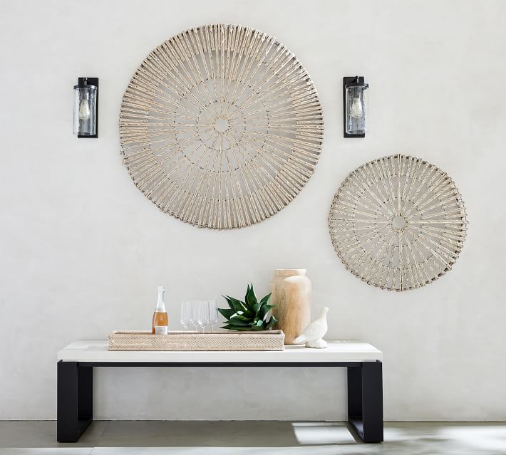 Handwoven Willow Wheel Wall Art - From Where - 
