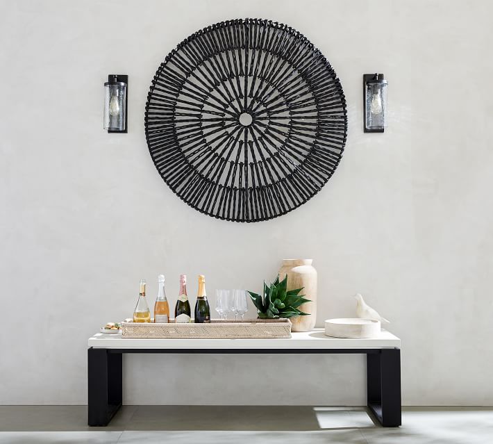 Handwoven Willow Wheel Wall Art - From Where - 