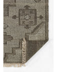Handwoven Wool Cotton Area Rug - From Where - 