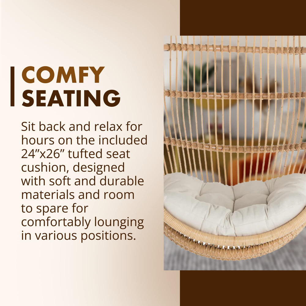 Hanging Rattan Swing Chair - From Where - 